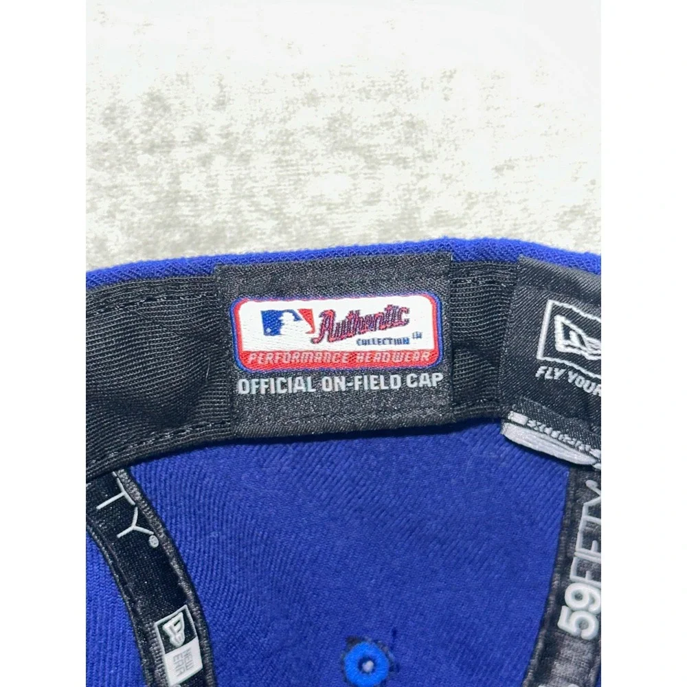 New Era Dodgers LA 59FIFTY‎ Cap Men 7 Blue MLB Authentic Collection Baseball